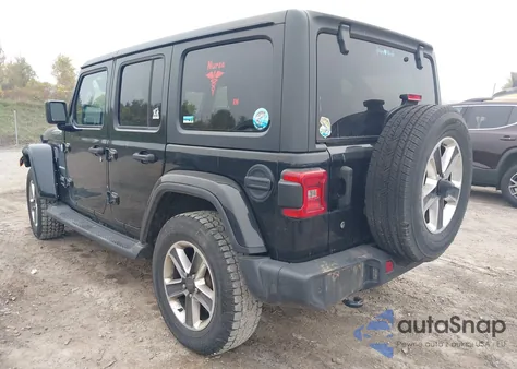 2019 Jeep Wrangler Unlimited Sahara 4X4 z USA, uszkodzony, nr VIN 1C4HJXEN9KW600528